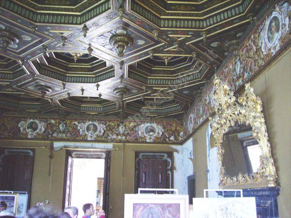 Particolare del soffitto.