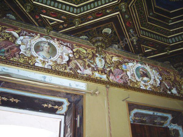Particolare del soffitto