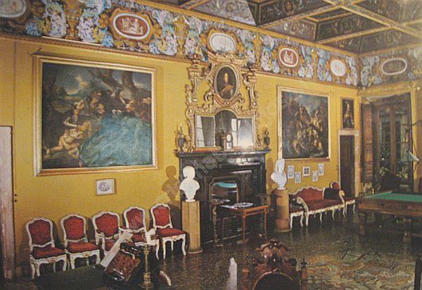 La stanza del biliardo come si presentava nei primi del novecento